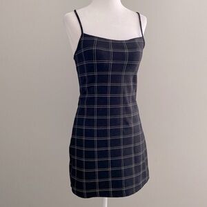NWOT Forever 21 bodycon window pane mini dress